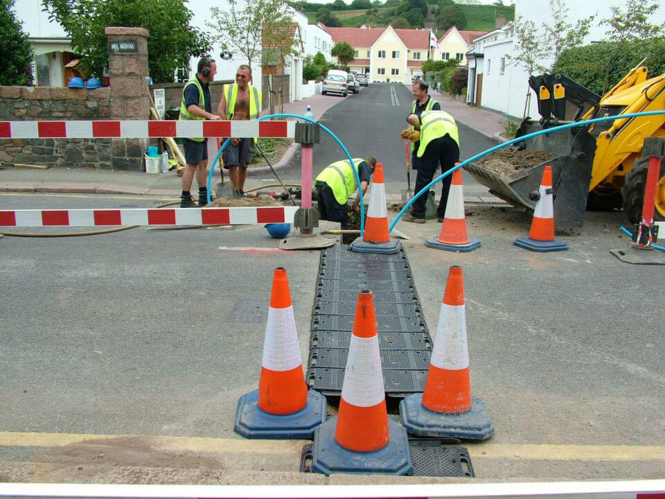 Trench Covers on site