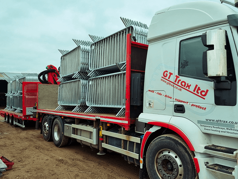 Crowd Control Barriers Transport